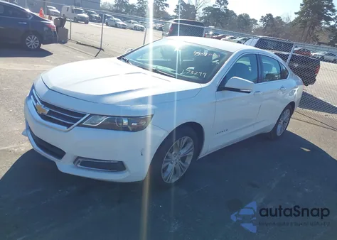 2015 Chevrolet Impala 1Lt из США, поврежденный, VIN 2G1115SL9F9173299
